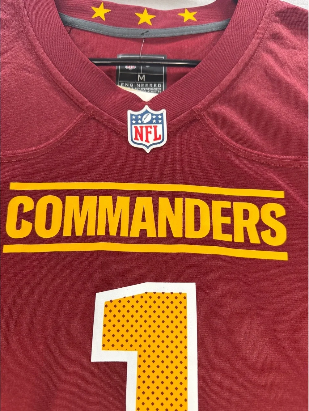 Nike Washington Commanders Deboo Samuel Sr #1 Jersey Sz AM